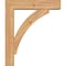 Ekena Millwork Thorton Block Smooth Bracket w/ Offset Brace, Western Red Cedar, 5 1/2"W x 22"D x 26"H BKT0604X22X26THR05SWR - alternate 2